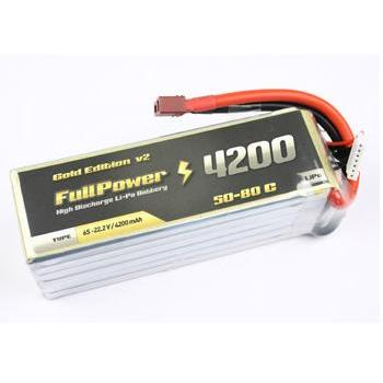 FullPower  3S 11.1V 4200mAh 50C Gold Edition V2 Deans